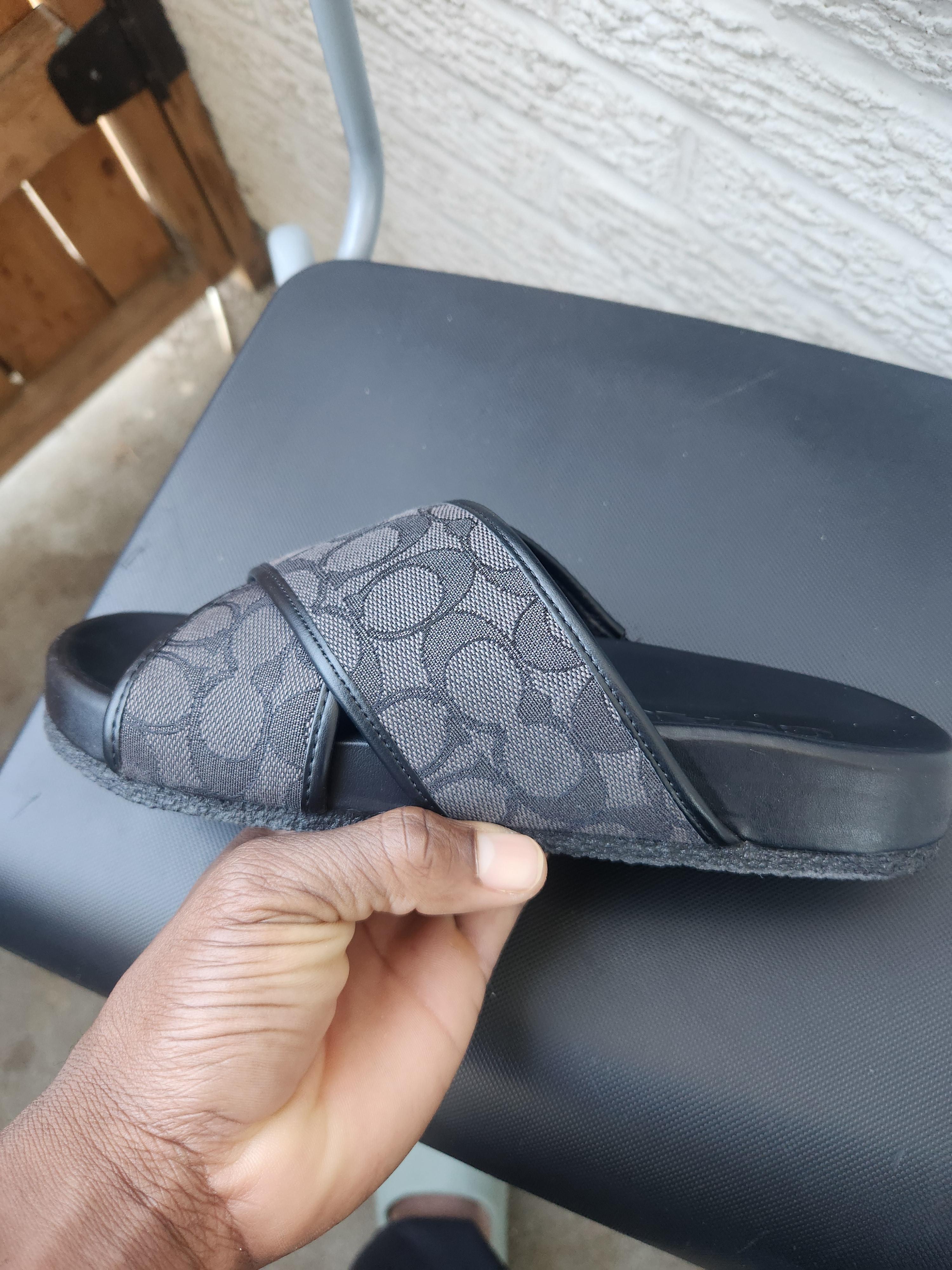 COACH CRSSVR SNDL サンダル US 7 D チャコール/ブラック COACH CRSSVR SNDL サンダル US 7 D チャコール/ブラック