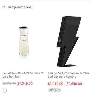 Precio en el carrusel de productos