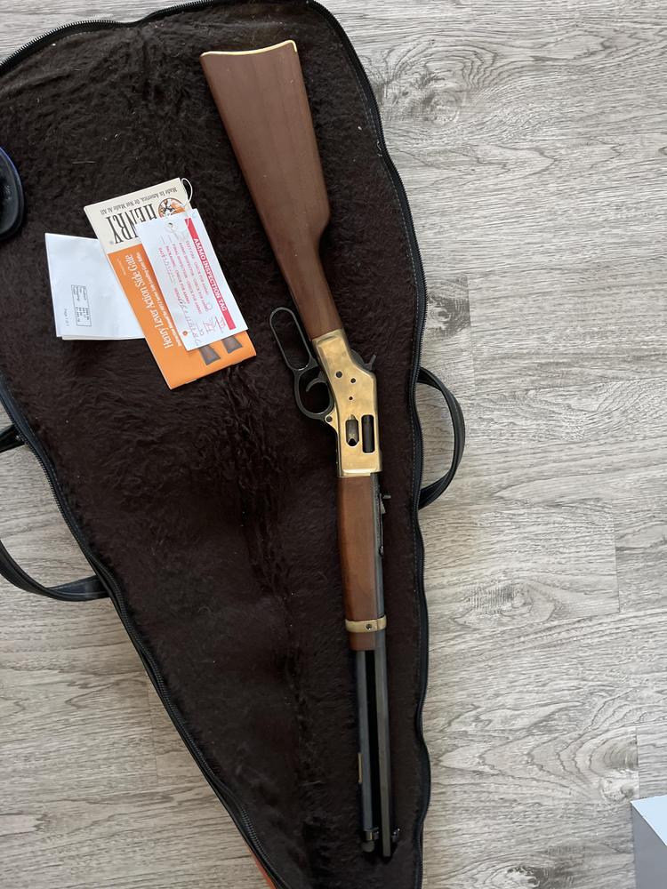 Henry Big Boy Brass Side Gate Lever Action 44 Remington Magnum