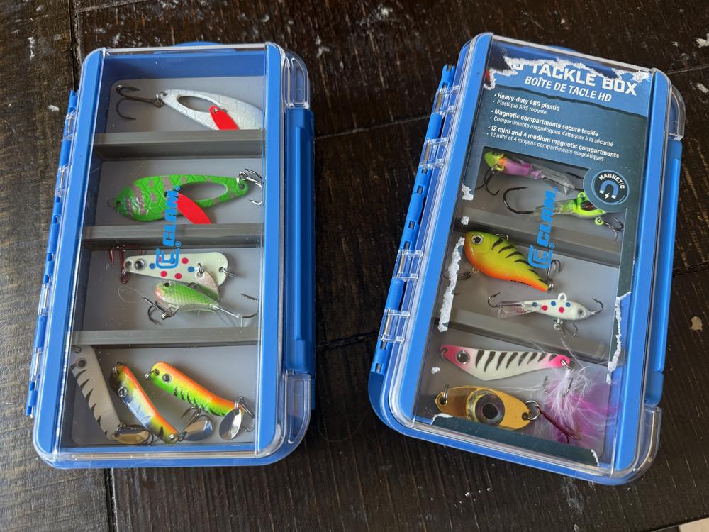 ice rigs magnetic tackle box Mag Pro the very top of the Siberian Ice Box features an extra ICE RIGS Original Magnetic Tackle