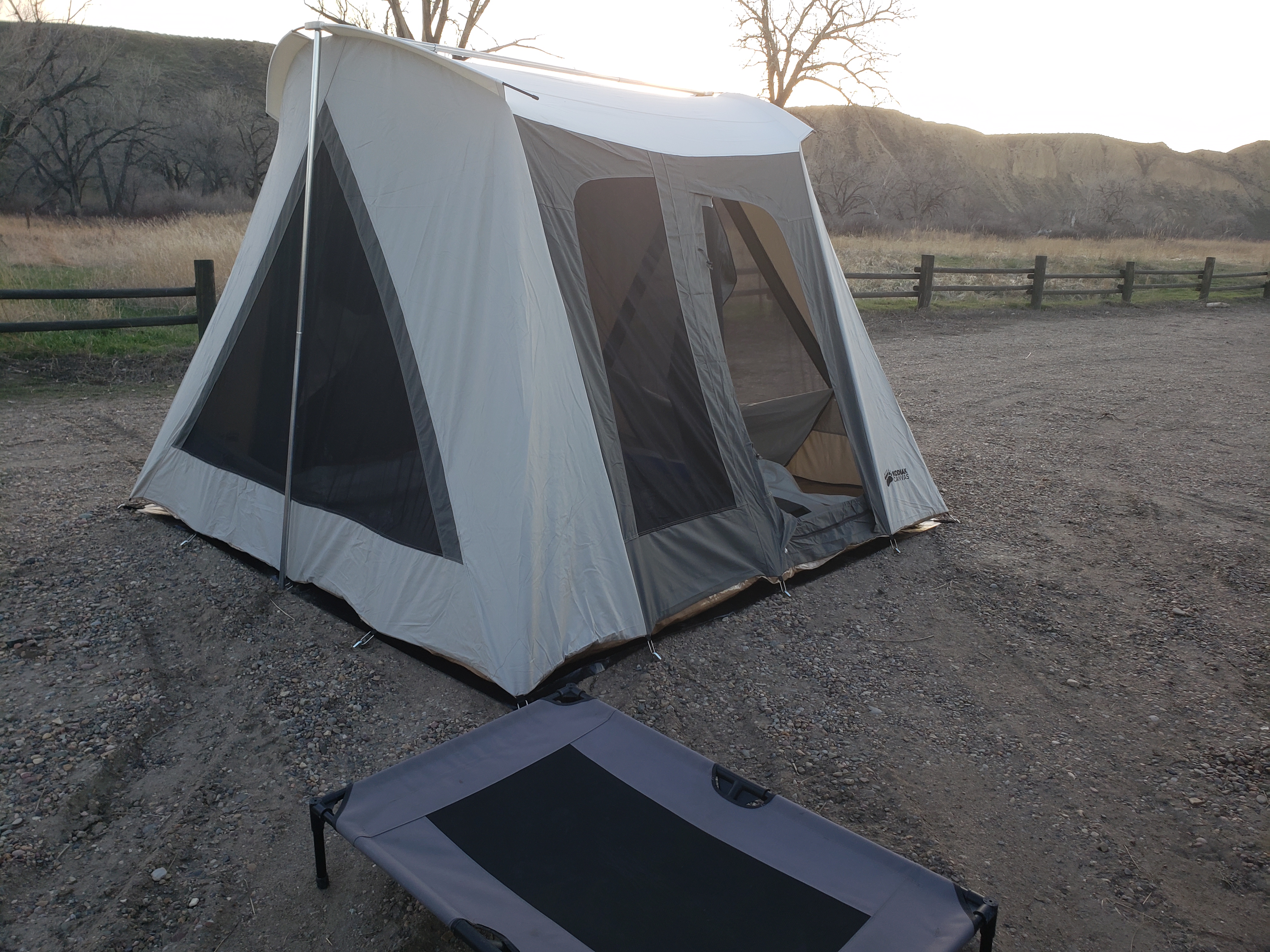 Kodiak Canvas 10x10 ft. Flex-Bow VX 6-Person Canvas Tent