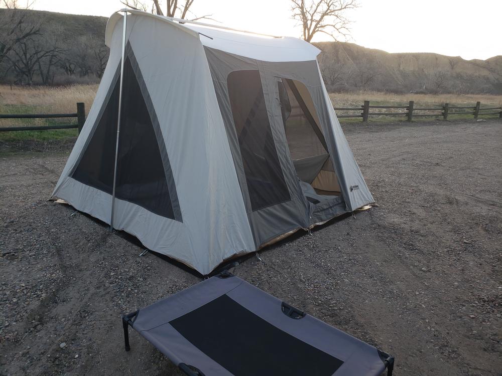 Kodiak Canvas 10x10 ft. Flex-Bow VX 6-Person Canvas Tent | SCHEELS.com
