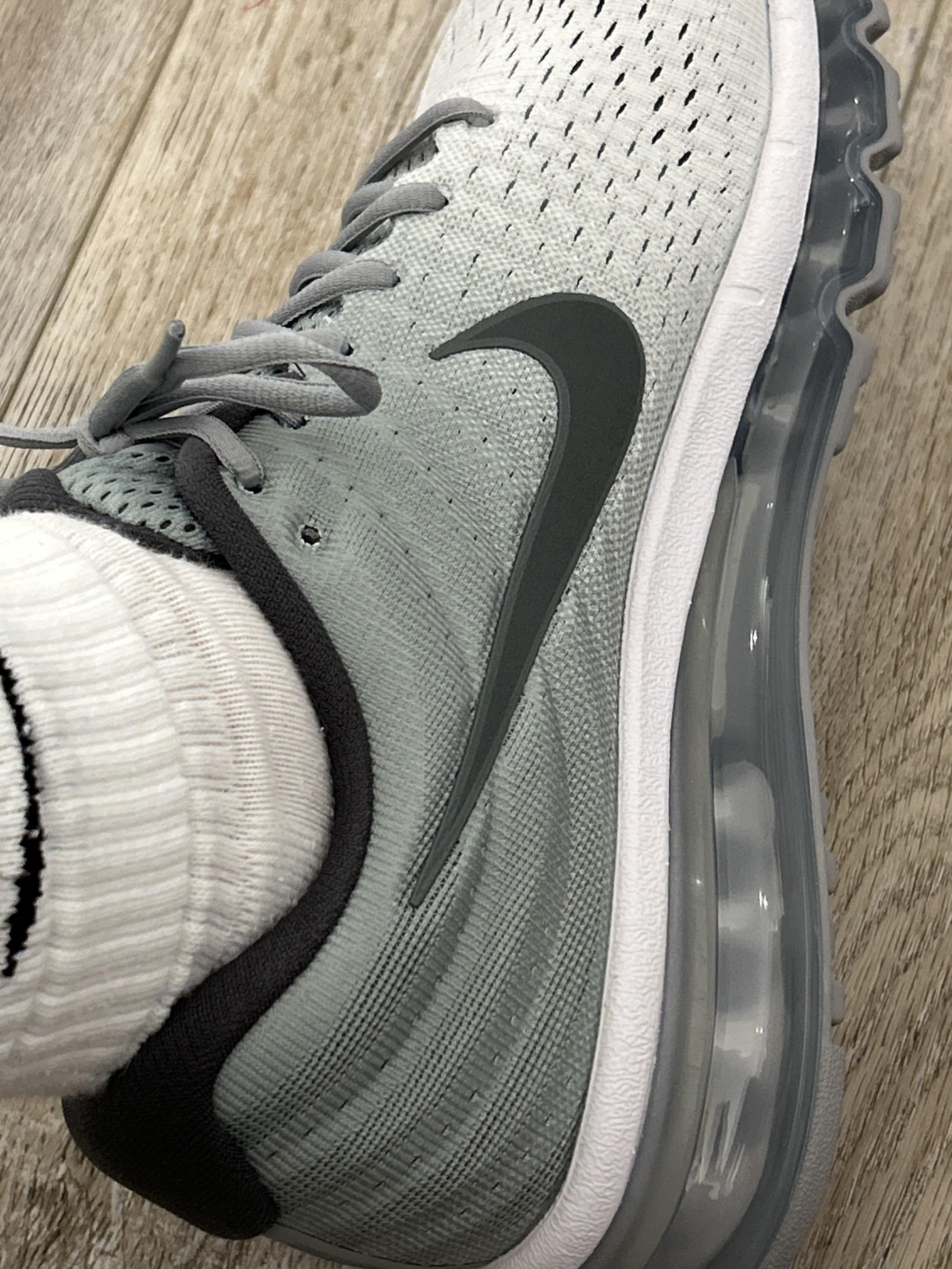 Nike Air Max 2017 Grey/White Running Shoes Amazon.com | Nike Men main image 3