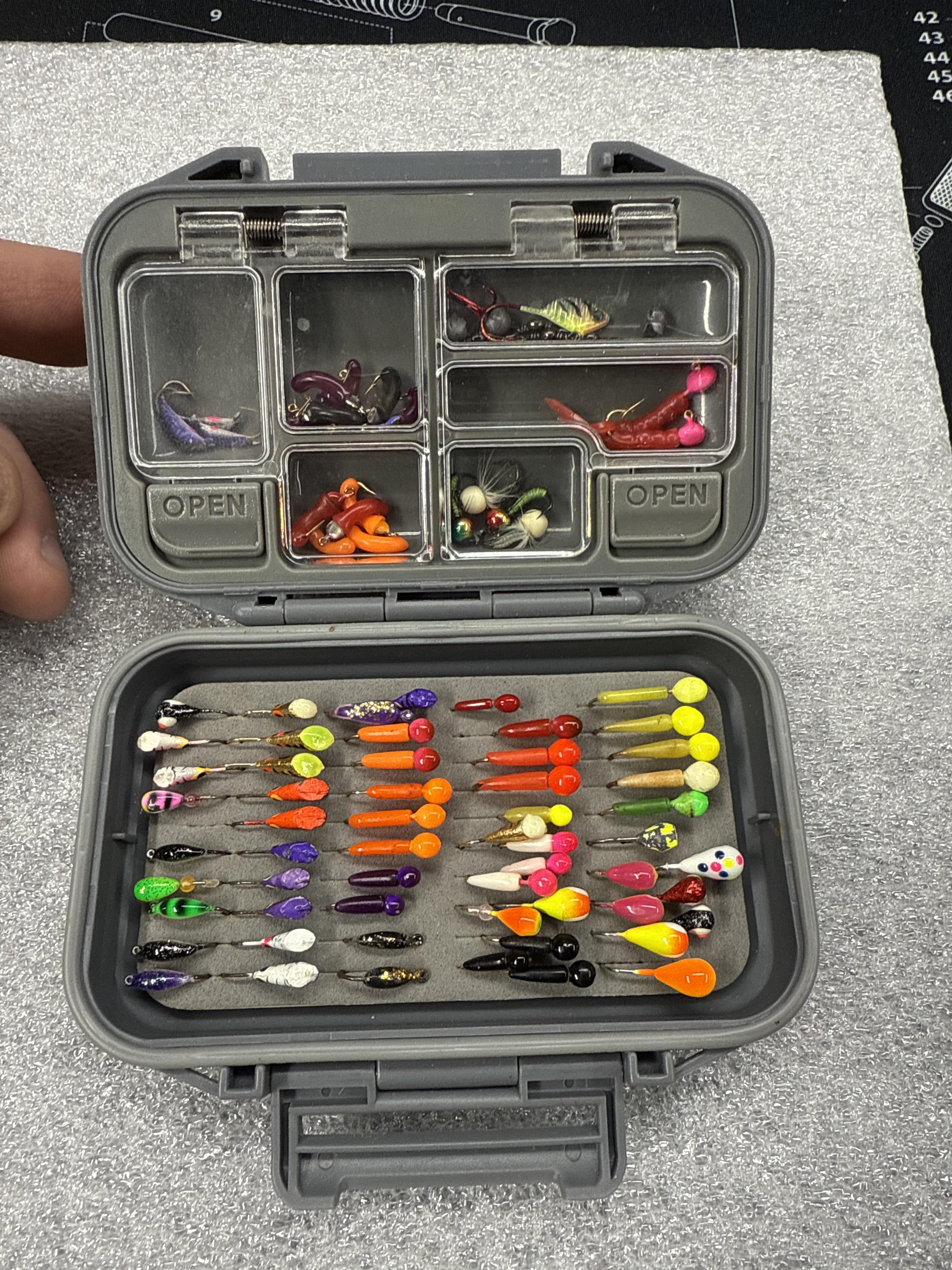 clam tackle box HD Organize and identify your tackle Clam Jig Box - Large