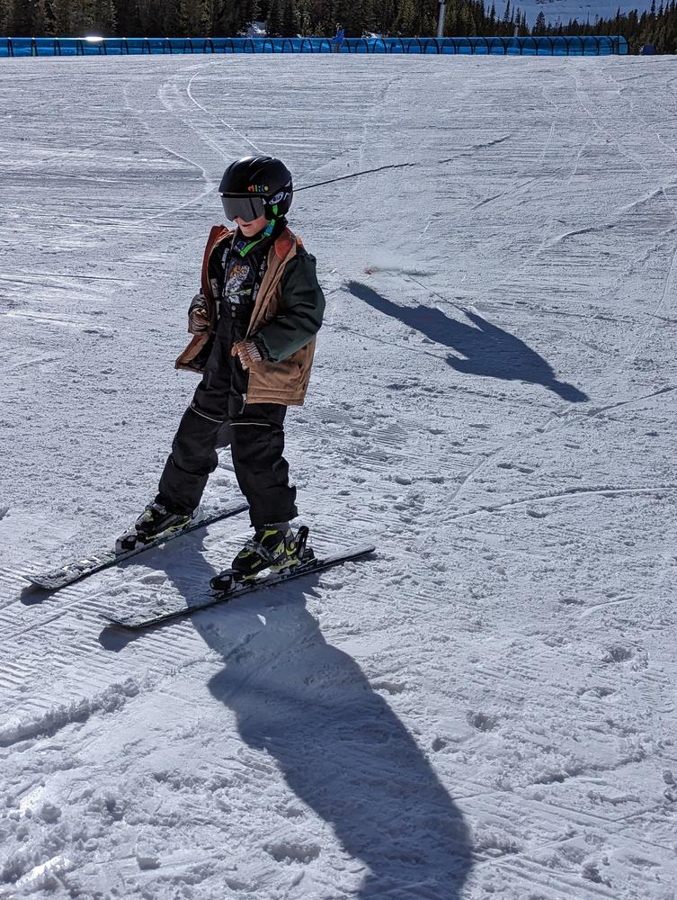 Roces Idea Adjustable Kids Ski Boots - Black/Lime Growing Ski Boots For Children Size 19.0-22.0