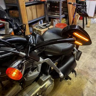 Milwaukee Twins Bullet Turn Signal Kit For Harley Softail / Dyna