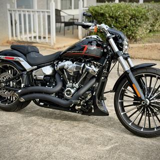 Vance & Hines PCX Big Radius 2-Into-2 Exhaust For Harley Softail