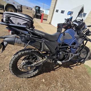 LeoVince X3 EVO Slip-On Muffler Kawasaki KLR650 1997-2026