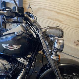 Milwaukee Twins Nacelle Headlamp Kit For Harley FL Softail 1986