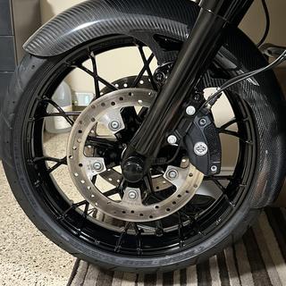 Arlen Ness Carbon Fiber Wrapper Front Fender For Harley Touring