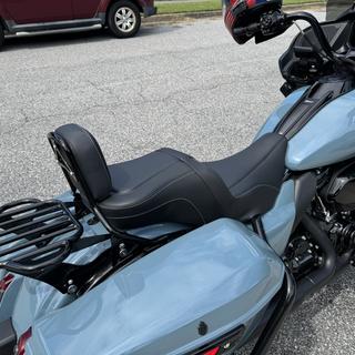 Two Piece Driver Rider Passenger Seat For Harley Touring Street Glide FLHX 09-up - View #4