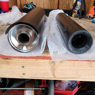 Vance & Hines PCX Eliminator 300 Slip-On Mufflers For Harley