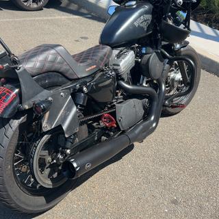 S&S Cycle SuperStreet 2-Into-1 Exhaust For Harley Sportster 2007