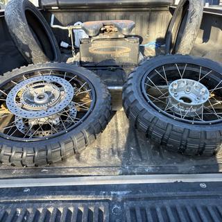 shingo Shinko 804 / 805 Reflective Big Block Adventure Touring Tires | 25