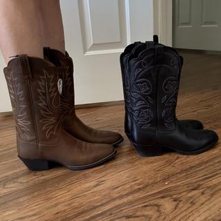 ARIAT Femme Bottes Western Heritage R Toe Stretch Fit, Marron Vieilli, 38.5 EU