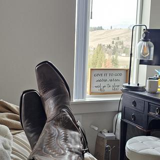 Dan Post Women's Whispering Wind Tall Western Boots - Square Toe