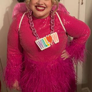eloquii kate spade pink feather dress Lets review the new @eloquii X @katespadeny collection. I love EVERYTHING but here are my faves! What did you get??? #eloquii #katespade #fashion #plussizeinfluencer #plussizebeauty #plussizefashion