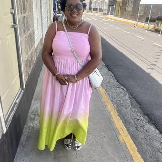 Ombre Flare Skirt Maxi Dress for Women, 4486539 | ELOQUII