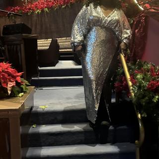Dolman Sleeve Sequin Dress | Eloquii