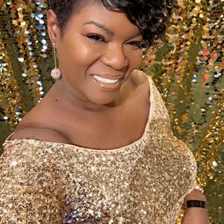 eloquii gold sequin pique dress Off The Shoulder Sequin Column Dress