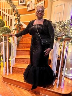 eloquii black sequin dress Curvy Black Sequin Dress