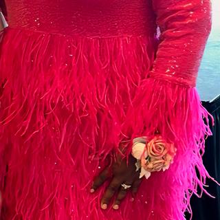 eloquii kate spade pink feather dress Lets review the new @eloquii X @katespadeny collection. I love EVERYTHING  but here are my faves! What did you get??? #eloquii #katespade #fashion  #plussizeinfluencer #plussizebeauty #plussizefashion