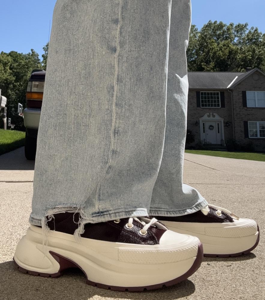 A fun twist on platform sneakers