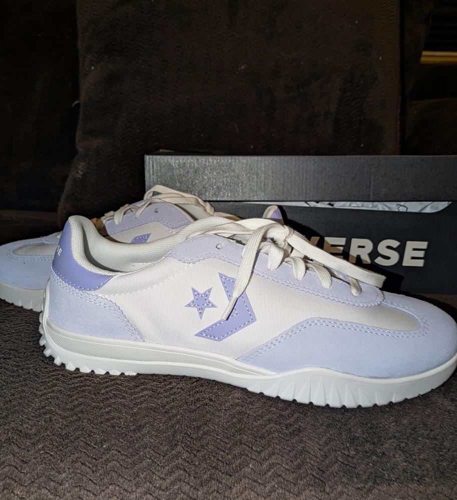 These Run Star Trainers are everything I have been wanting in an active show! They are so pretty and cute, the light purple is really eye catching and so is the design. I've had several compliments on them while I am out running errands or on adventures. They are so incredibly comfortable and easy to walk in, even after walking all day my feet never hurt. I love how durable they are and the material is soft and breathable as well. I can pair these with so many different outfits which is my favorite since they are so versatile. These are the perfect on the go shoe and I can't wait to own many of the other colors offered in this style.