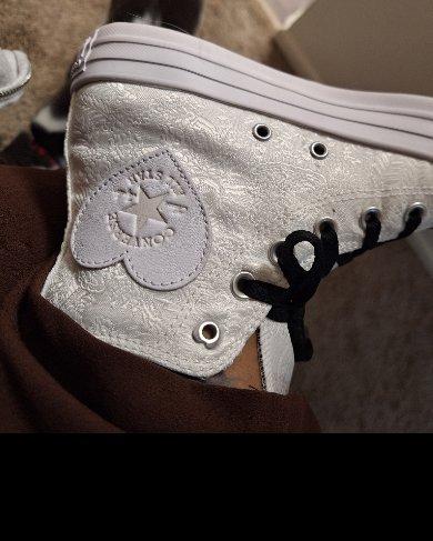 These were exactly what I wanted for my big day. They fit right, my right foot swells sometimes. So it's a little tight on that side. But otherwise it is perfect.