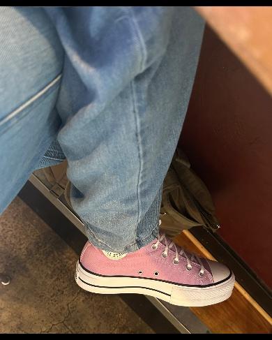 This is my first pair of platforms and I LOVE THEM!! They are so comfy! I haven’t owned Chucks in years - I’m 54 and I was like “am I too old for these now??!! Nooooo! They are just as fun and cute as ever and make me look young like my spirit! I will be starting a collection of these!!