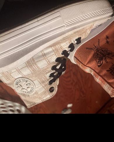 They are exactly what I hoped for. I love the color, the way the felt on my foot, they were super easy to clean and the customized wording on the heel of the shoes was a completely priceless extra to the shoes.