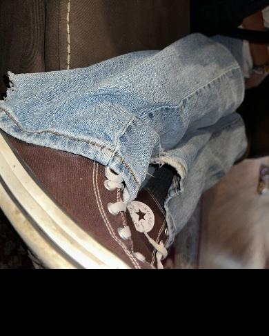 My daughter’s feet run wide and these fit great.  She has almost every color and they are definitely her go to shoe. She customized these brown ones and they are already worn in (she’s 12) but she’s getting compliments EVERYDAY.. kids asking her where she got them. These shoes last forever and the customs are the same quality.