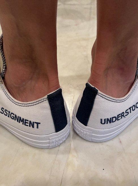It's so fun to design your own shoes! I get tons of compliments on them. And they're truly "one of a kind." I love wearing my custom Chucks!