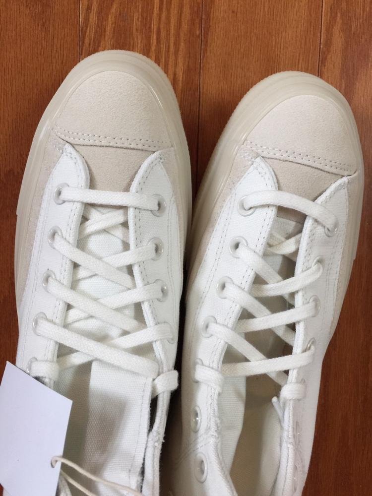 The Converse Chuck 70 Marquis Hi Vintage Shoes in White/Natural Ivory are great quality shoes made with Canvas with suede trim upper and rubber sole, with lace-up front and translucent foxing tape around midsole, and with foam cushioning for all-day comfort.

These shoes are made with Suede ankle patch, plus Chuck Taylor signature in metallic ink on lateral side, which is cool as wwell as unique to these shoes, which makes these shoes super attractive.

I have already recommended the Converse Chuck 70 Marquis Hi Vintage Shoes in White/Natural Ivory to many of my friends and family and several of them have already purchased and have worn these shoes and they all love the unique style and quality of these shoes.