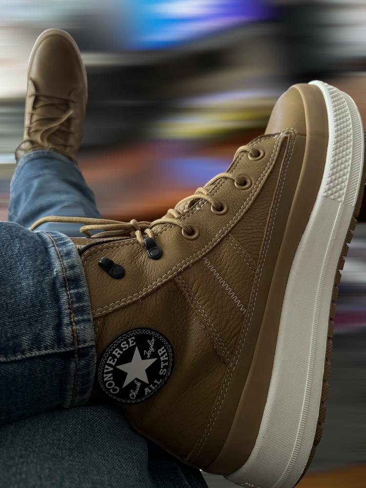 I got my first pair of Chucks in middle school, and I lived in those high tops. Later, when I was coaching a team with black and yellow team colors, I wore a pair of custom black and yellow extra high tops that I superstitiously took to every competition.

I didn’t think it could get better, but then I got a pair of Converse All Star Equip Waterproof.

These Chucks take it to a whole new level.

The first time I wore them was walking through the remnants of Hurricane Debby. Trust me when I tell you they’re waterproof.  

These shoes are substantial. They feel more evolved from the Chucks I used to wear. The leather looks fantastic, and they feel like such an upgrade from canvas. They also have 3M Thinsulate inside to give them a true four-season life. And the cushioning makes them feel great.

I’ll always love my traditional All-Stars, but these Equip Waterproof look fantastic, feel even better, and are going to last a lifetime.

I feel like I’m back in middle school again!