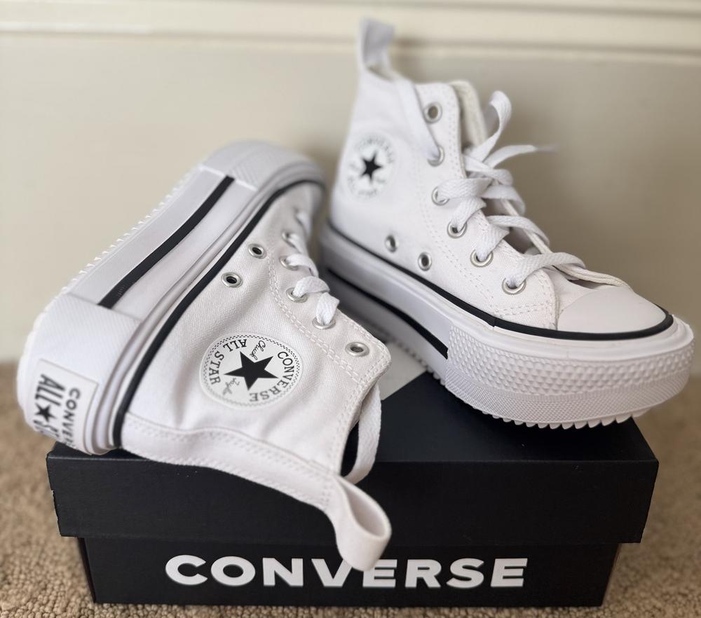 Chuck Taylor All Star Lift Double Stack (White)