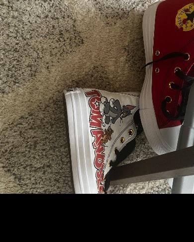 I finally got my custom made kicks about a week or 2 ago. But when I open the box GOODNESS GRIEF love them!!! My son would’ve told me they they are great. Can’t use the actually word but yeah. Wish he was here in the flesh to see me rock them. I did a good job.