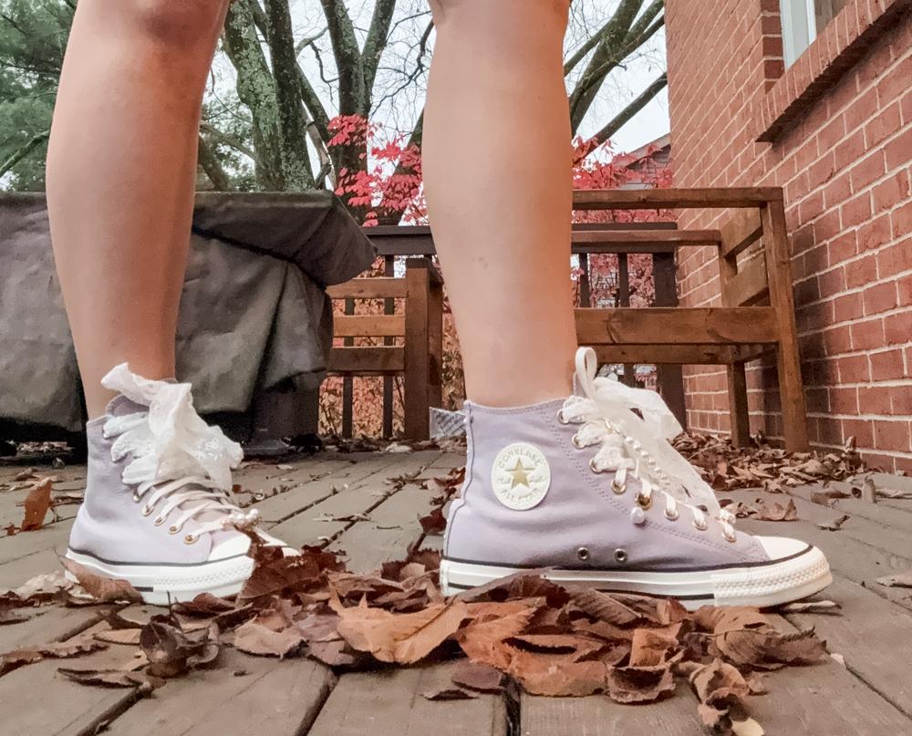 Traditional Chucks with a fun flair