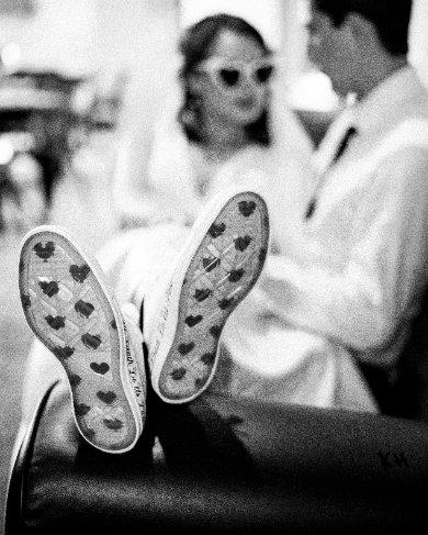 Loved our custom wedding shoes! They looked and felt great.