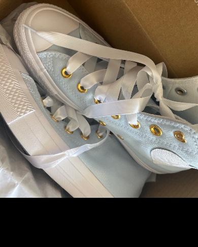 As someone who has worn Converse for 20+ years, I still have pairs from the early 2000s that are wearable. Honestly it’s probably a good thing I only plan to wear these custom ones once, because they are so cheaply and poorly made compared to the old ones I doubt they’ll last more than a few wears. What on earth has happened to the quality of this brand?! The canvas straight up feels like foam. The rubber and eyelets feel like plastic. I would never believe these were genuine Converse if I hadn’t purchased through this site myself. They’ll be cute in pictures but this absolutely not the quality I expected from a brand I’ve been dedicated to since middle school. Leaving an honest review because more people need to be honest and demand they bring back the quality Converse had for decades, this is stuff now is straight up made to end up in the trash.