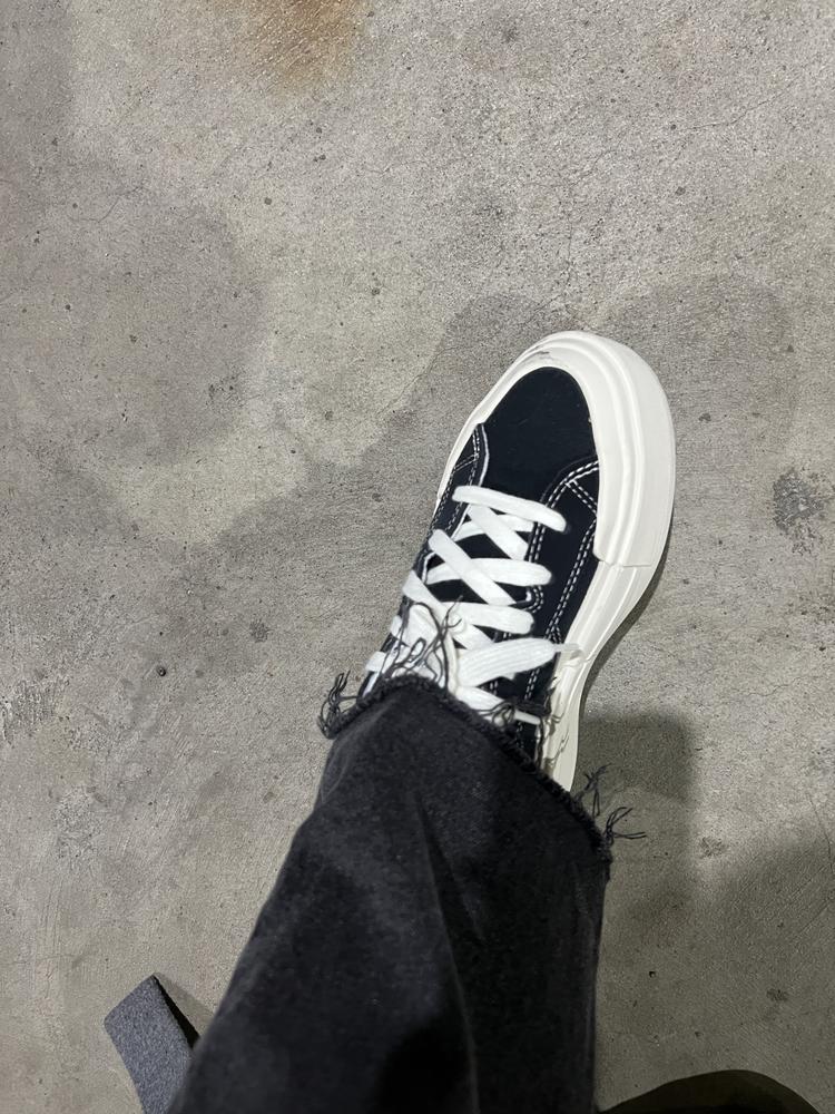 I really love these shoes. I’ve been eyeing platforms sneakers for a while and these did not disappoint. Who does not love a versatile shoe?! I’ve worn them with many different styles and have so many others in mind. 

The are also very comfortable and I did not have the trouble of having to break them. Immediate comfort! I have walked/stood in them for a couple hours at a time and no problem. 

They have held up so far so good. The fabric will be easy to clean and the sole should not be a problem either. Very durable. 

I will continue to wear these at least once a week.