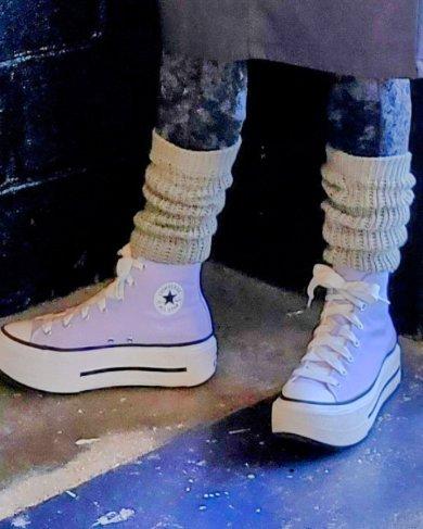 Thank you Converse for these in larger sizes!  They feel amazing on the feet and the style is unmatched. Looking for more colors!