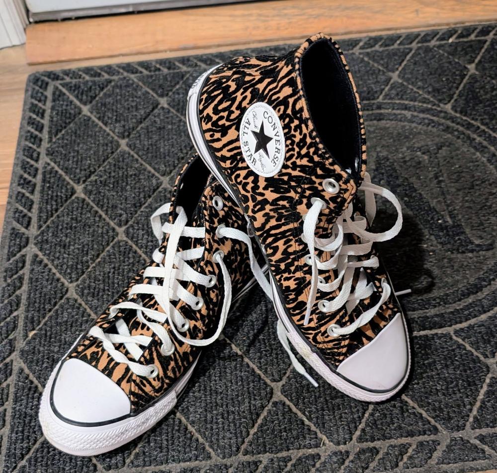 Looking Cool in Leopard Converse