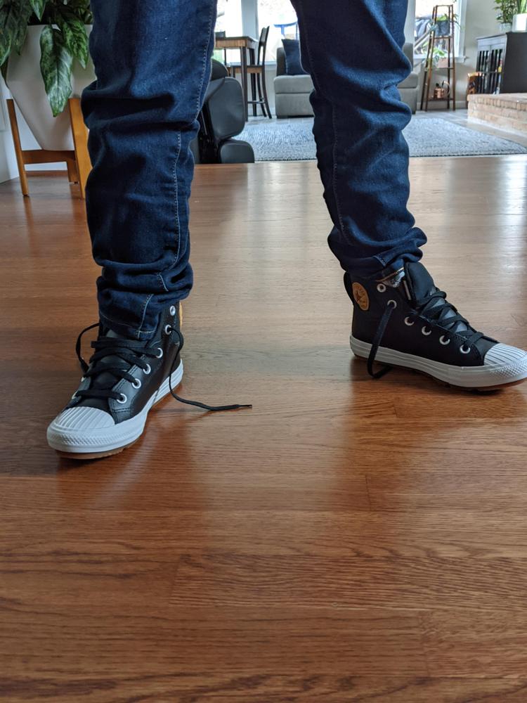 My 10 y/o son (who cares nothing for fashion):  "So spicy!! So cool!! Can't believe these are so comfortable too!"  These boots really are super impressive looking. The style is such that you can wear it casually or dressed up.  Love these boots!!