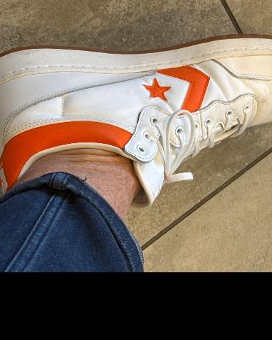 Ironically wearing them now