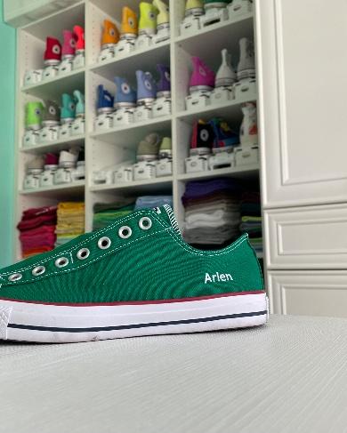 This is my favorite style of shoe. No laces to tie, absolute comfort,’ - like wearing house slippers. Custom choices offered me this great color. LOVE IT!