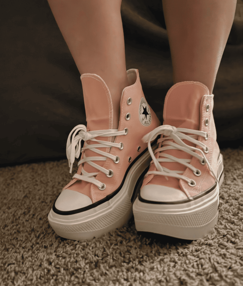 These sneakers are super comfy. They fit great right out of the box. They’re a bit loose at first, but once I put on socks, they hugged my feet perfectly. No break-in time needed, which is always a win! The design stays true to the classic old-school Converse vibe, which I really appreciate. It’s iconic and nostalgic, with a fun twist. The platform sole adds a bold and playful element while still keeping it versatile enough to wear with casual or spunky outfits.

The fabric feels exactly like other Converse styles. They are durable canvas that speaks to the brand’s consistency and quality. It’s breathable and sturdy, which I love. The added height from the platform is everything! It gives me that extra boost and confidence without sacrificing comfort. It’s such a cute update to a classic design, and it literally goes with everything,from jeans and joggers to dresses and skirts.

If you’re looking for a stylish update to your everyday sneakers, these are definitely worth trying out!