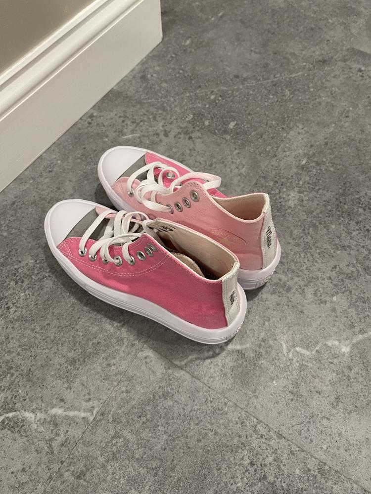 Love these converse! I love the cushion in the sole of the shoes that makes them durable to wear all day long. As well as there are stylish and obviously the best part is you can customize them to your liking/style. I love the platform look to them as they are your regular platform style as they have more of a design to it. I wear these shoes daily as well special occasions due to my customizing they fit both outings. Definitely recommend!!