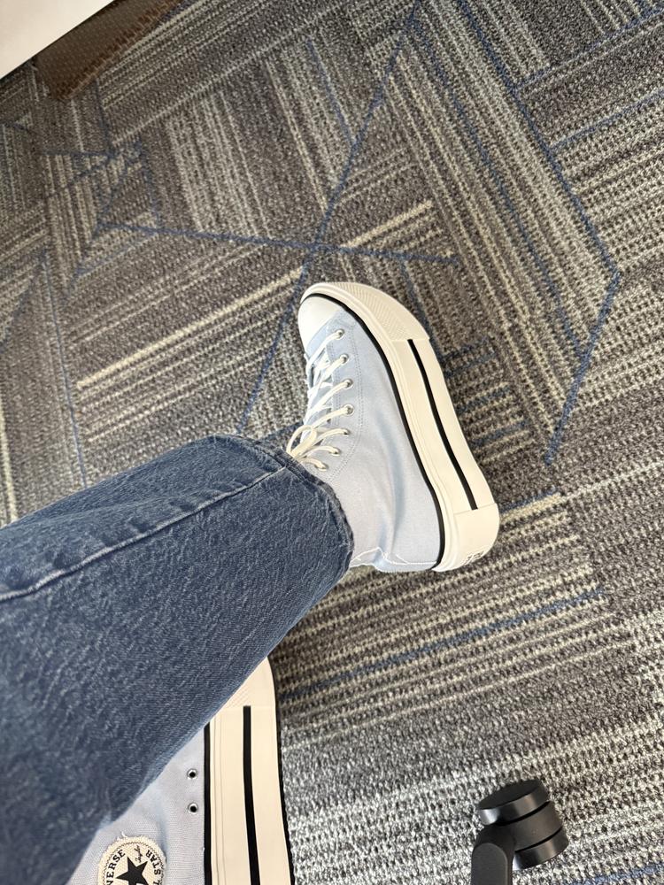 Don't be fooled by the platformed soles-these sneakers are so comfy