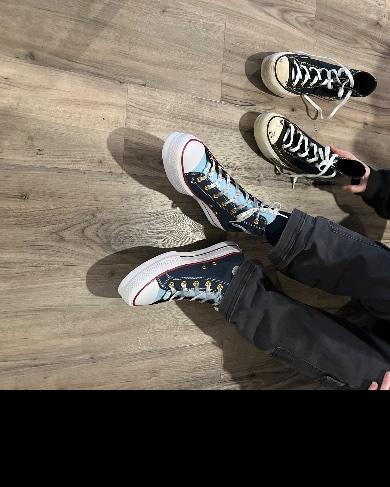 My daughter designed them herself and LOVES them!! She says they fit great. She’s worn them at least a little every day since they arrived. Truly a fun process and great shoe.